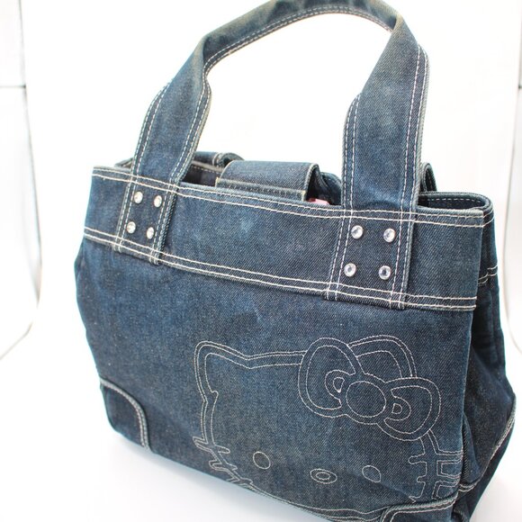 Hello Kitty Denim Hand Bag - Picture 2 of 10